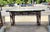 Late 20th Century Monumental Antique Style Chinese Bamboo Alter Console Table With Black Lacquer Top For Sale - Image 10 of 16