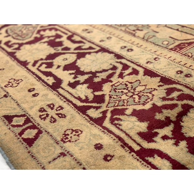 Textile 1900’s Antique Amristar Rug - 10'2" X 12'8" For Sale - Image 7 of 12