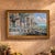 A large-scale vintage Italian coastal oil painting signed J. Pasquale, executed on canvas and presented in an ornate gold...