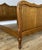 Vintage French Louis XVI Oak Double Bed Frame with Carved Headboard For Sale - Image 11 of 13