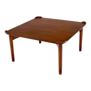 Finn Juhl for Baker Square Walnut Mid-Century Modern Coffee Table