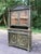 Antique Swedish Gustavian Style Painted Pine Two-Piece Hutch Cabinet For Sale - Image 4 of 10