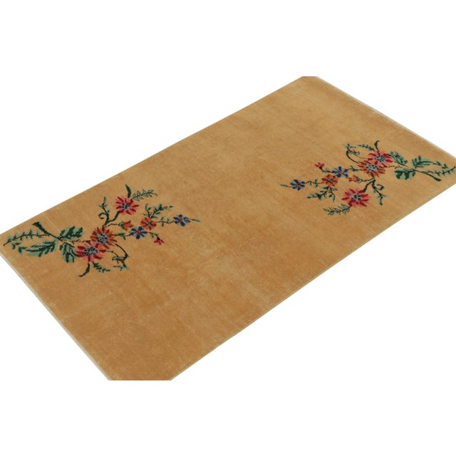 A vintage 4x7 mid-century rug from the Mid-Century Pasha Collection by Rug & Kilim — celebrating the rare curations...