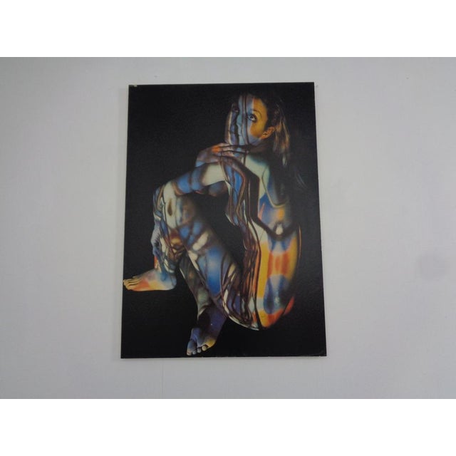 Large advertising poster by Elizabeth Arden / Arden for Men attached to a plywood plate. Was in a Hamburg perfumery in the...