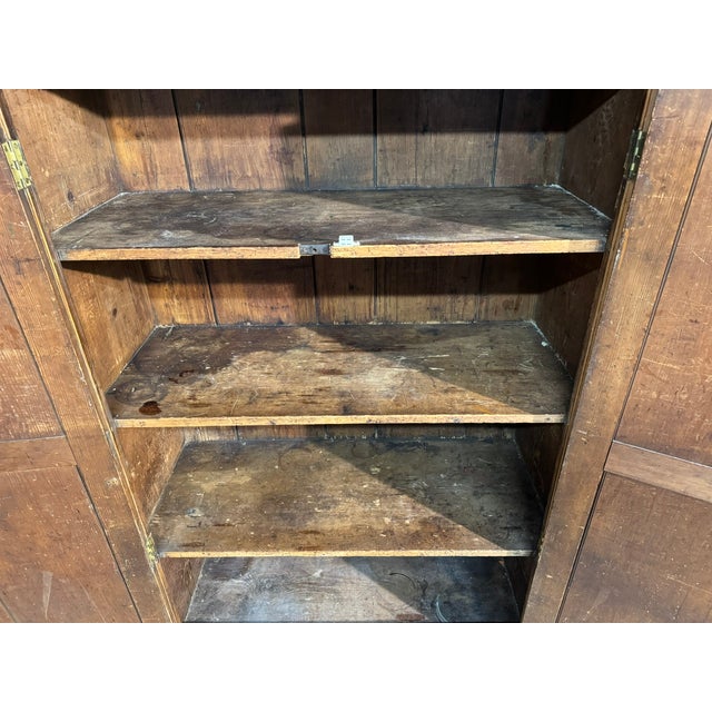 Wood Antique Pine Larder Cabinet, 1880 For Sale - Image 7 of 8