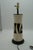 Contemporary Late 20th Century Black & Ivory Geometric Chulucanas Pottery Lamp – Handcrafted Peruvian Art- Tall Inca Style For Sale - Image 3 of 7