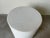 1980s Postmodern Plastered Wood Round Side Table For Sale - Image 5 of 10