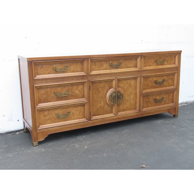 Henry Link Mandarin Hollywood Regency Long Dresser Sideboard Media Cabinet 6407 For Sale - Image 13 of 16