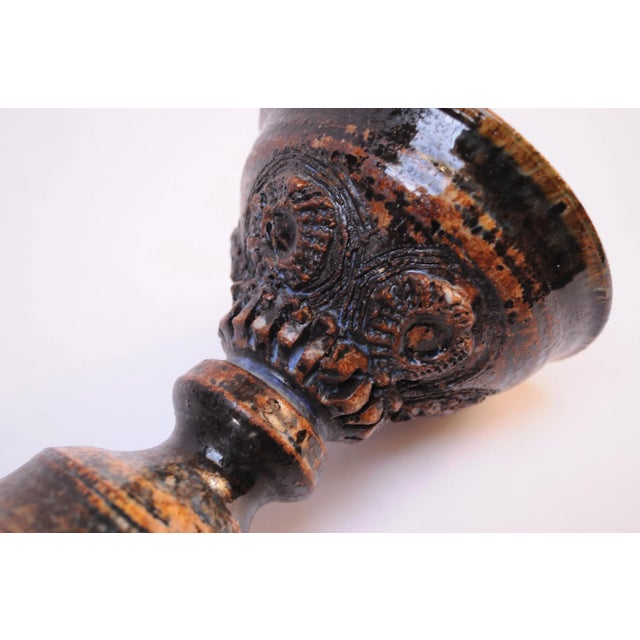 Studio Pottery Goblet / Chalic For Sale In New York - Image 6 of 9