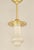 Beautiful antique pendant lamp from Vienna. The fixture is made of solid brass with a polished finish, complemented by a...
