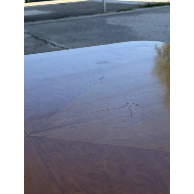 Brown Thomasville Grand Classics Neoclassical Empire Maple Wood Dining Room Table For Sale - Image 8 of 18