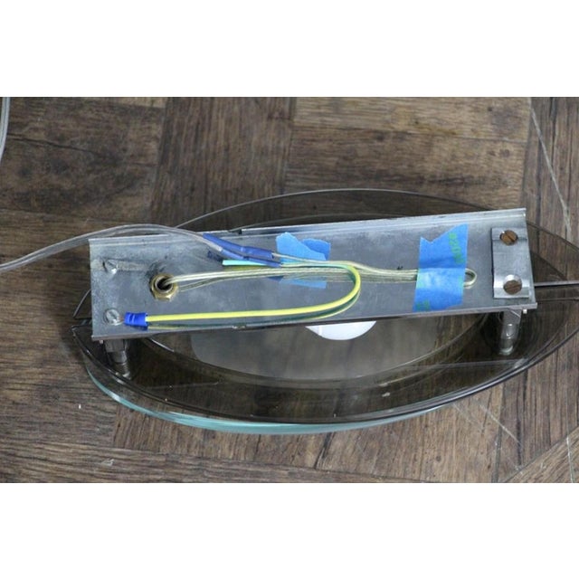 Sconces in Crystal Glass in the style of Max Ingrand and Fontana Arte, 1960s, Set of 2 For Sale - Image 12 of 16