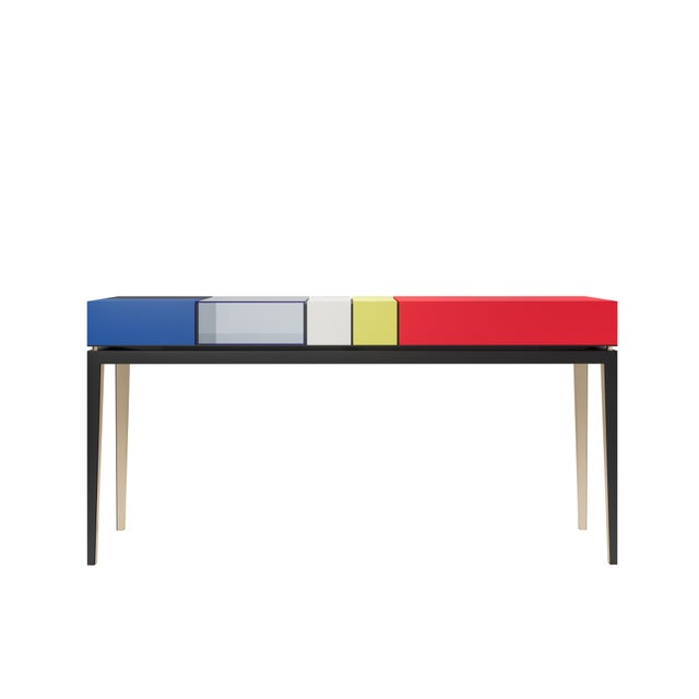 Contemporary Proportion II Console Table by Malabar For Sale - Image 3 of 17