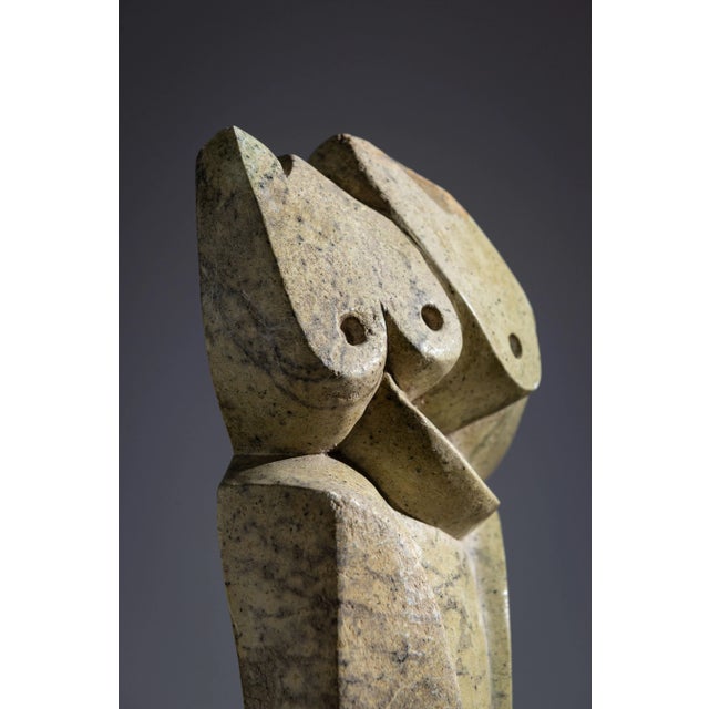 Vintage Abstract Soapstone Bird Sculpture, 1960s For Sale - Image 9 of 16