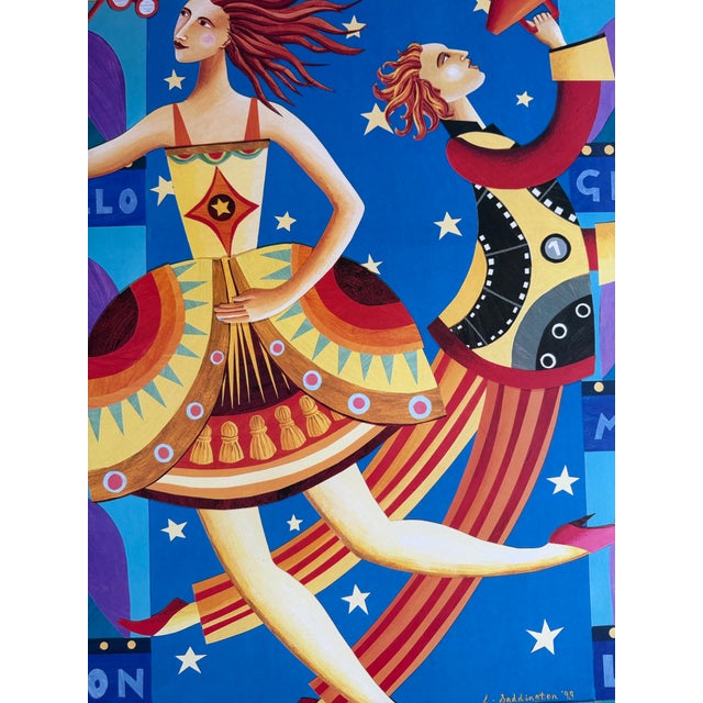 Lesley Saddington,Simply Showbiz by Tube and Bus (1998), Original First Edition Poster , Printed in Uk For Sale - Image 11 of 11