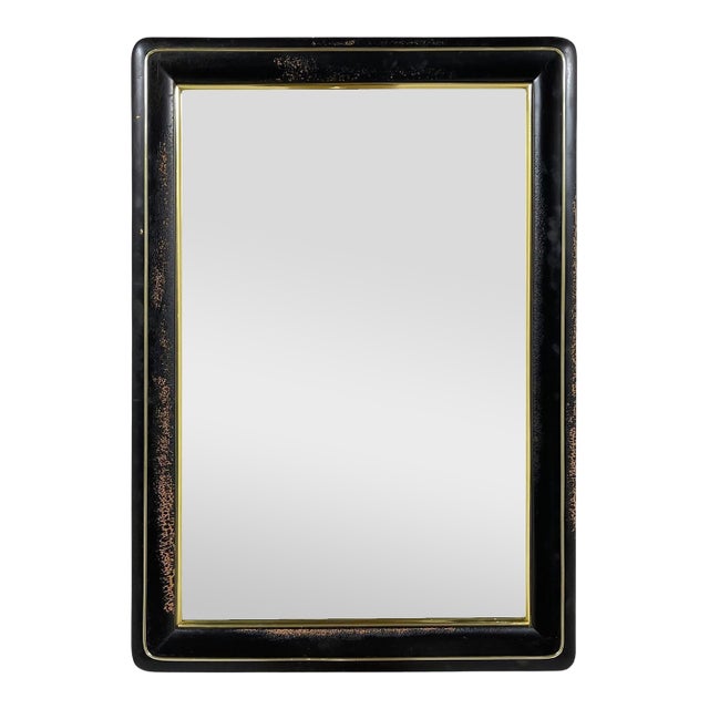 Wall Mirror with Distressed Finish For Sale