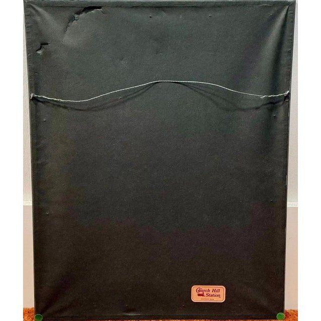 Rare Signed 19th C. Utagawa Kunisada Japanese Woodblock Print, Toyokuni III Ukiyo-E Art, Checkered Kimono Portrait, Antique Edo Period Asian Decor For Sale - Image 15 of 16