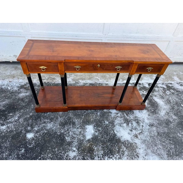 Century Furniture Late 20th Century Biedermeier Style Console Table by Century Furniture For Sale - Image 4 of 18