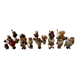 Vintage Viking Miniatures, 1960s, Set of 17 For Sale