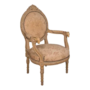 1870s Antique Victorian Carved Armchair
