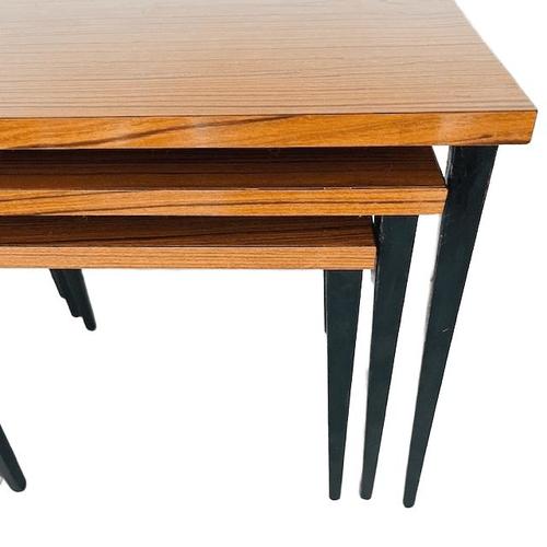 Vintage Danish Nesting Tables, 1960s, Set of 3 For Sale - Image 11 of 12