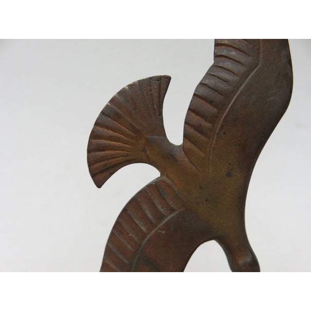 Art Nouveau Seagull Table Lamp For Sale - Image 11 of 17