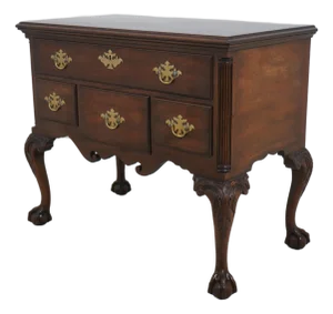 Kittinger Mahogany Cw-19 Colonial Williamsburg Lowboy