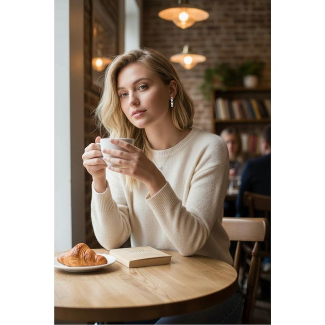 Elevate a classic silhouette with a modern, high-luxury update. These 14K yellow gold inside-out hoop earrings feature a...