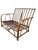 Vintage 1960’s Bamboo Settee/ Loveseat For Sale - Image 4 of 10
