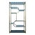 Mid Century Modern Hollywood Regency Brass Etagere in the Milo Baughman Manner. Circa 1970s For Sale