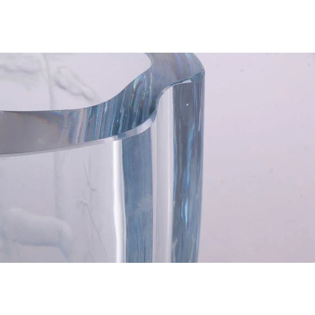 Art Deco Swedish Art Crystal Vase from Strömbergshyttan, 1930s For Sale - Image 9 of 12