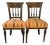 Pair Italian Neo Classical Painted Side Chairs For Sale