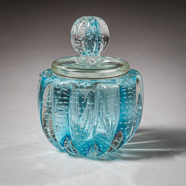 Mid-20th Century Hollywood Regency Style Murano Glass Bottles, Italy For Sale - Image 11 of 11