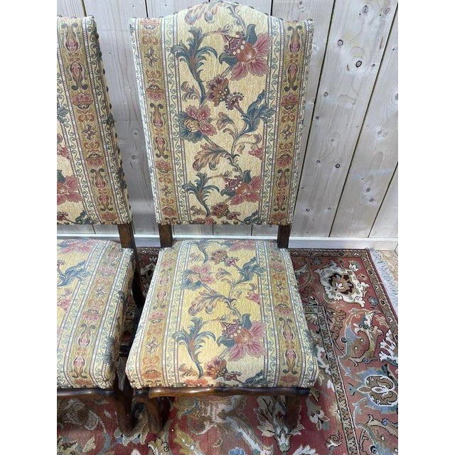 Louis XIII Chairs, Set of 4 For Sale - Image 9 of 12