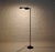 Gino sarfatti (1912-1985): model 1086 reading lamp, slender tulip-shaped metal base, adjustable diffuser on a lacquered...