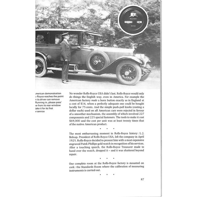 "Rolls Royce: The Complete Works: The Best 599 Rolls-Royce Stories" 1984 Fox, Mike and Smith, Steve For Sale - Image 9 of 10