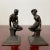 1950s Bronze Figurines of Man and Woman - a Pair For Sale - Image 5 of 12