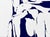 2020s Max Kremer "Gap" Contemporary Blue & White Abstract Mountain Landscape Nature Painting, 2023 For Sale - Image 5 of 6