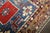 19th Century Zabihi Collection Blue Karaghashli Caucasian Rug - 3'8" x 4'9" For Sale - Image 4 of 8