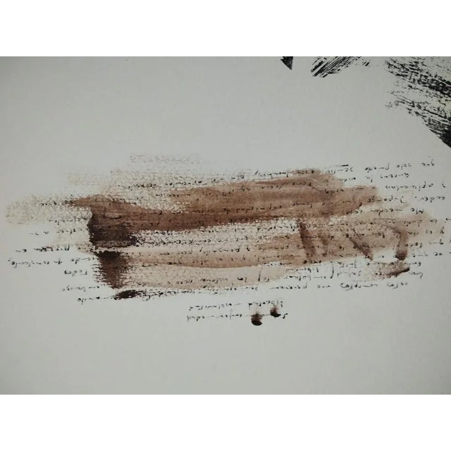 Rafael Ruz, Composition, 1985, Mixed Media on Paper For Sale - Image 4 of 6