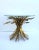 French Italian Gold Gilt Sheaf of Wheat Side Drinks Table Aka Coco Table For Sale - Image 3 of 12