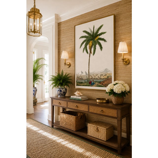 Vintage Date Palm Tree, Botanical Art Print Reproduction, 18" X 24" For Sale - Image 4 of 9