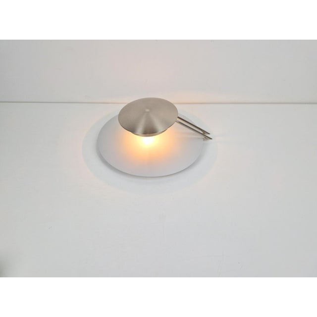 Postmodern Modern Vega Ceiling Lamp by L. Cesaro for Tre Ci Luce, 1980s For Sale - Image 3 of 8