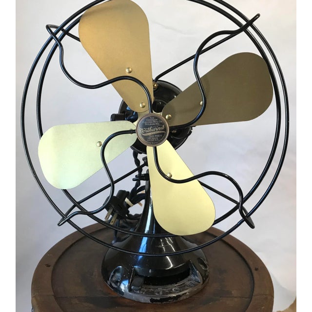 Black 1927 Emerson Northwind Electric Fan - Fully Restored For Sale - Image 8 of 8