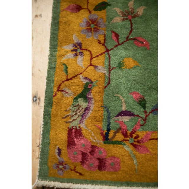 Textile Vintage Nichols Art Deco Rug Runner 1'11" X 3'9" For Sale - Image 7 of 9