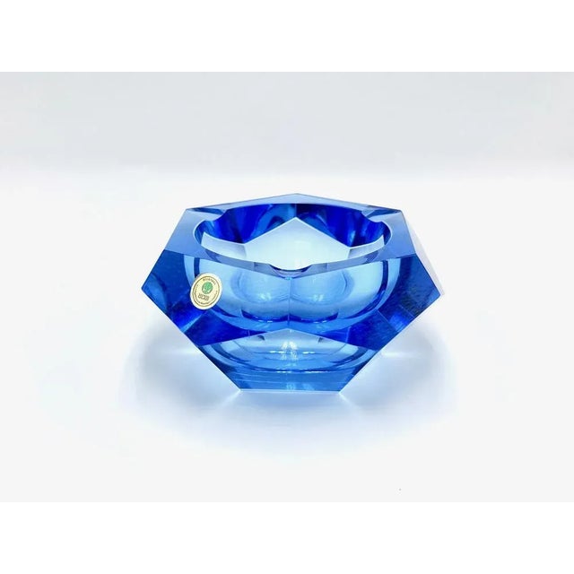 Art Deco Crystal Ashtray from Lausitzer Glas, 1930s For Sale - Image 10 of 12