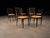 1950s Set of Six Brazilian Modern Dining Chairs in Rosewood & Leather by Geraldo De Barros, Unilabor, 1950s For Sale - Image 5 of 14