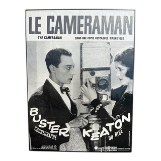 1928 Buster Keaton “Le Cameraman” Original Movie Poster For Sale