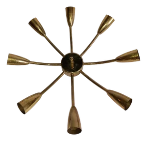 Austrian Ceiling Lamp by Rupert Nikoll, 1960s