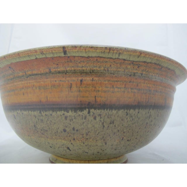 Wally Schwab Pacific Nw Master Pottery XL Serving Mixing Bowl 17" For Sale - Image 15 of 17
